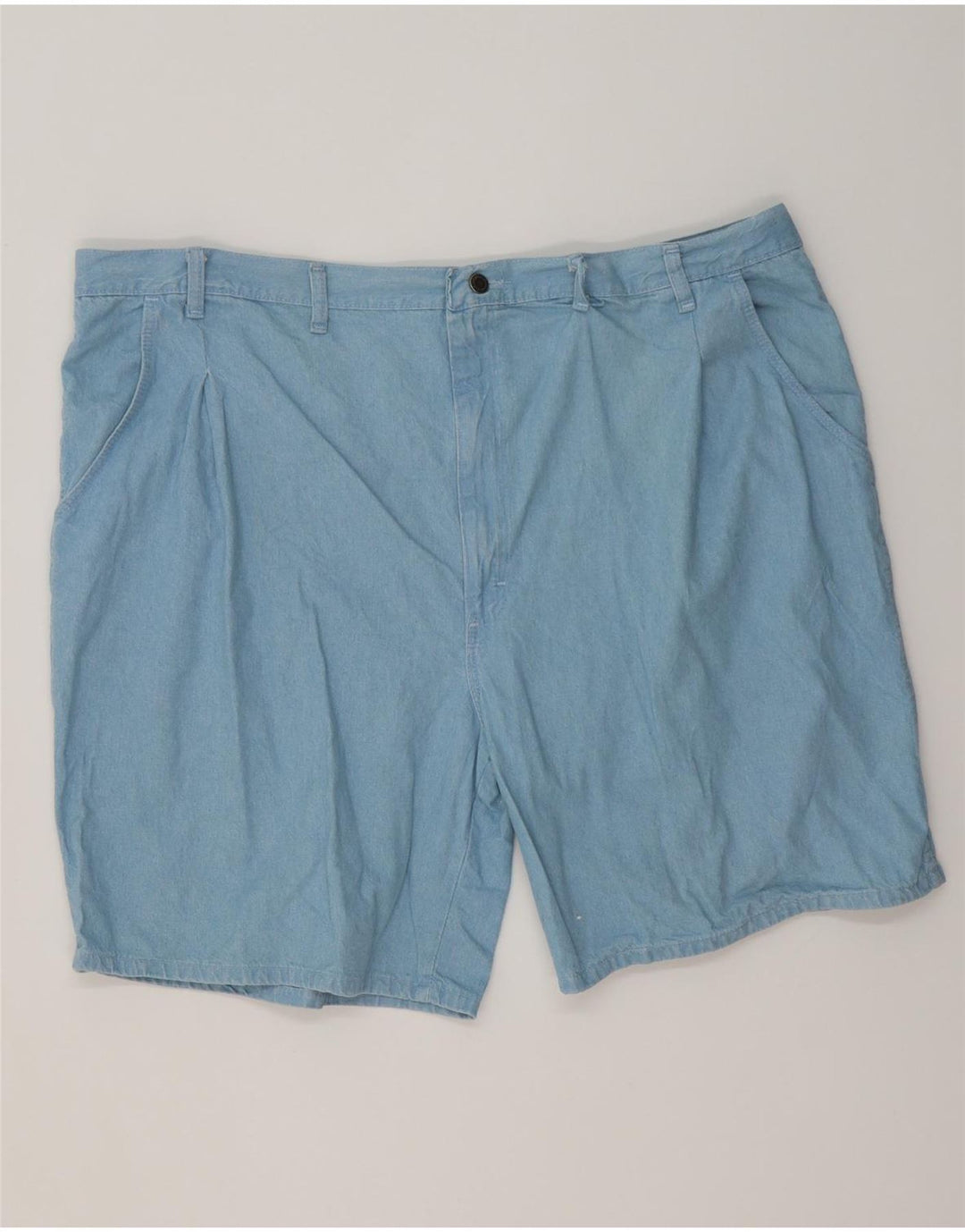 WRANGLER Herre Chino Shorts W46 3XL Blå Bomuld
