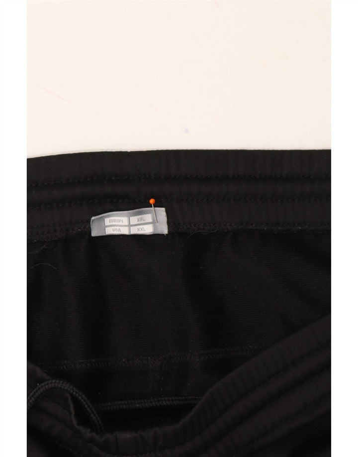 HUMMEL Mens Graphic Tracksuit Trousers 2XL  Black Polyester Vintage Hummel and Second-Hand Hummel from Messina Hembry 