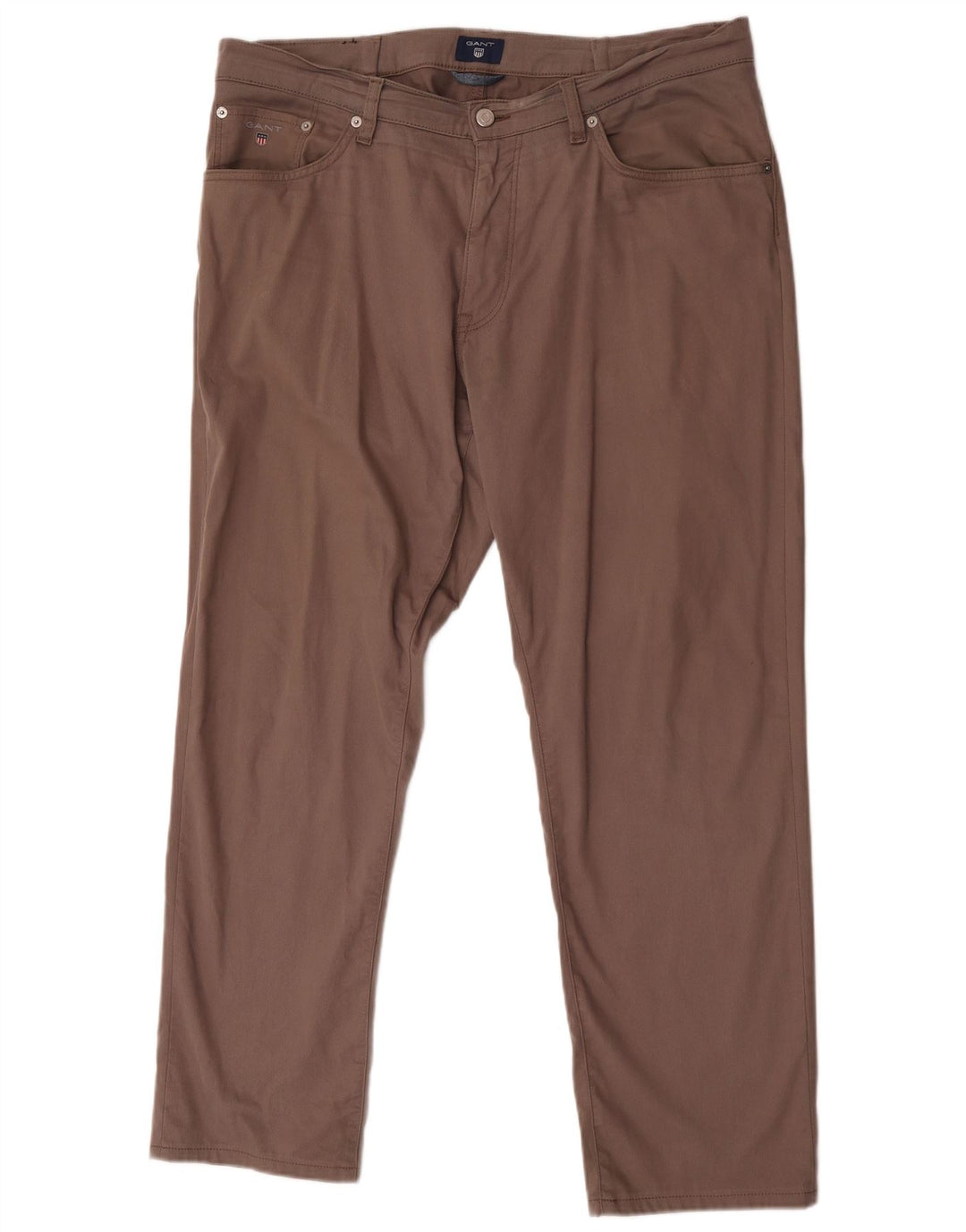 Gant Herre Slim Straight Casual Bukser W38 L30 Brun