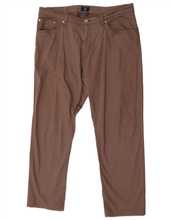 Gant Herre Slim Straight Casual Bukser W38 L30 Brun