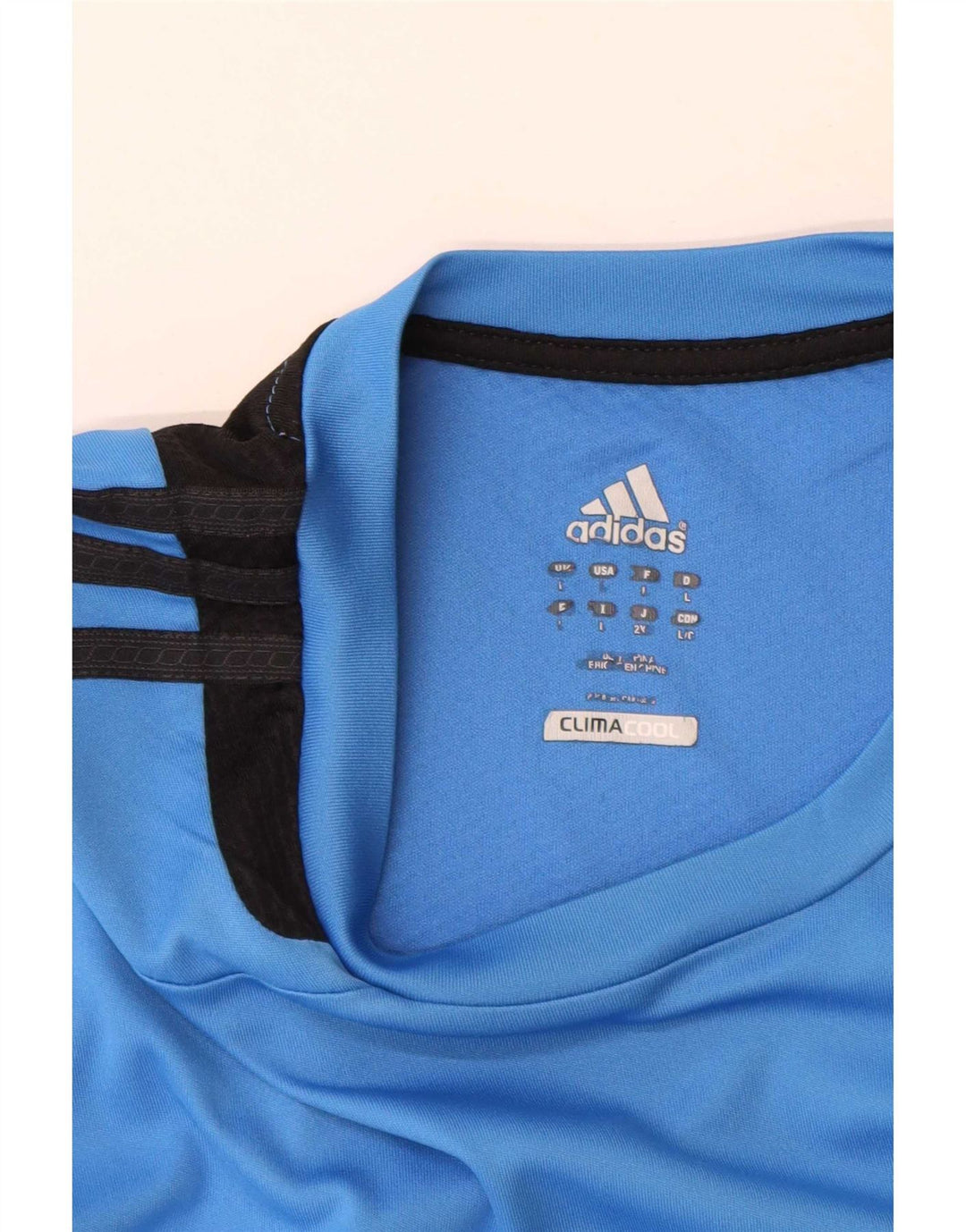 Adidas Herre Climacool Vest Top Large Blue Colourblock Polyester
