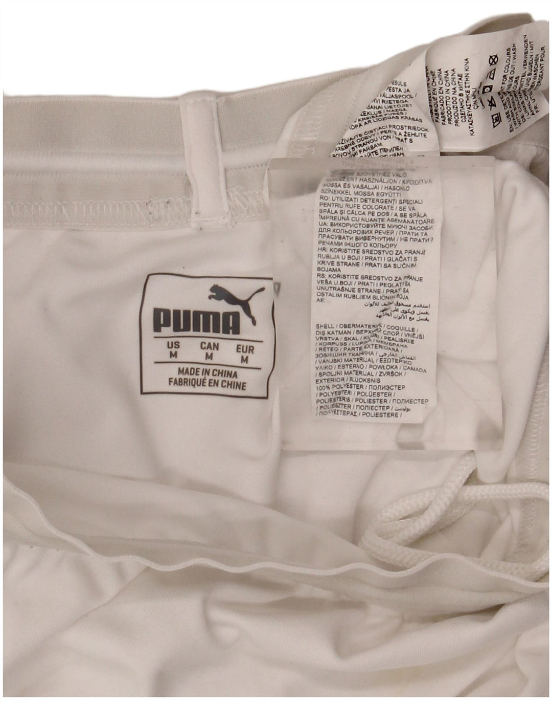 PUMA Sportshorts til mænd Medium hvid polyester