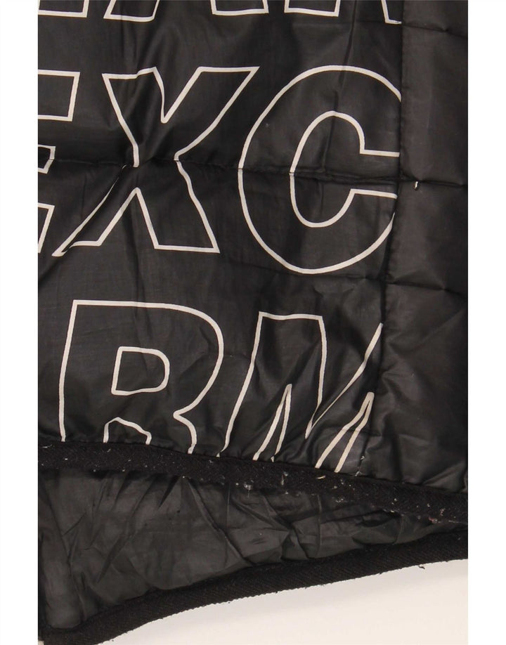 Armani Exchange Herre grafisk polstret jakke UK 40 Large Black