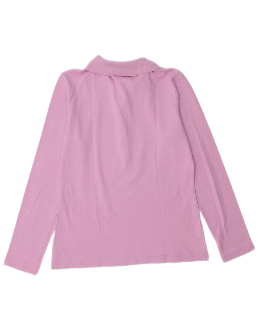 Lacoste langærmet poloshirt til kvinder størrelse 40 Medium Pink Bomuld