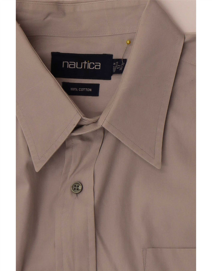 Nautica herreskjorte str. 17 XL Grå bomuld