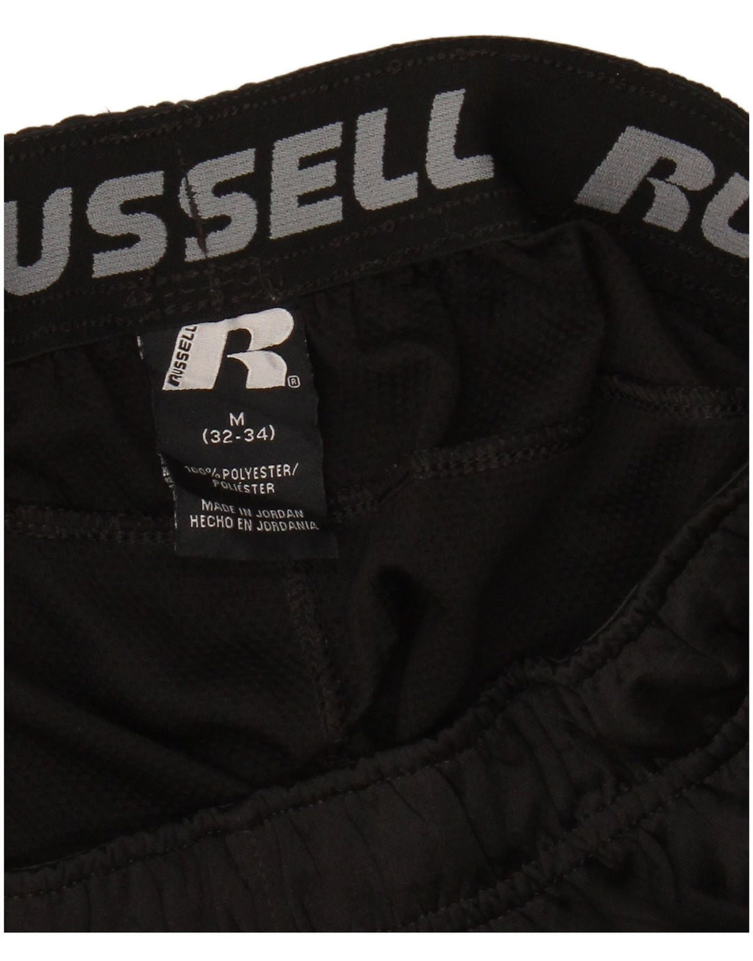 RUSSELL ATHLETIC Herre Dri-Power Sportshorts Medium Sort Polyester