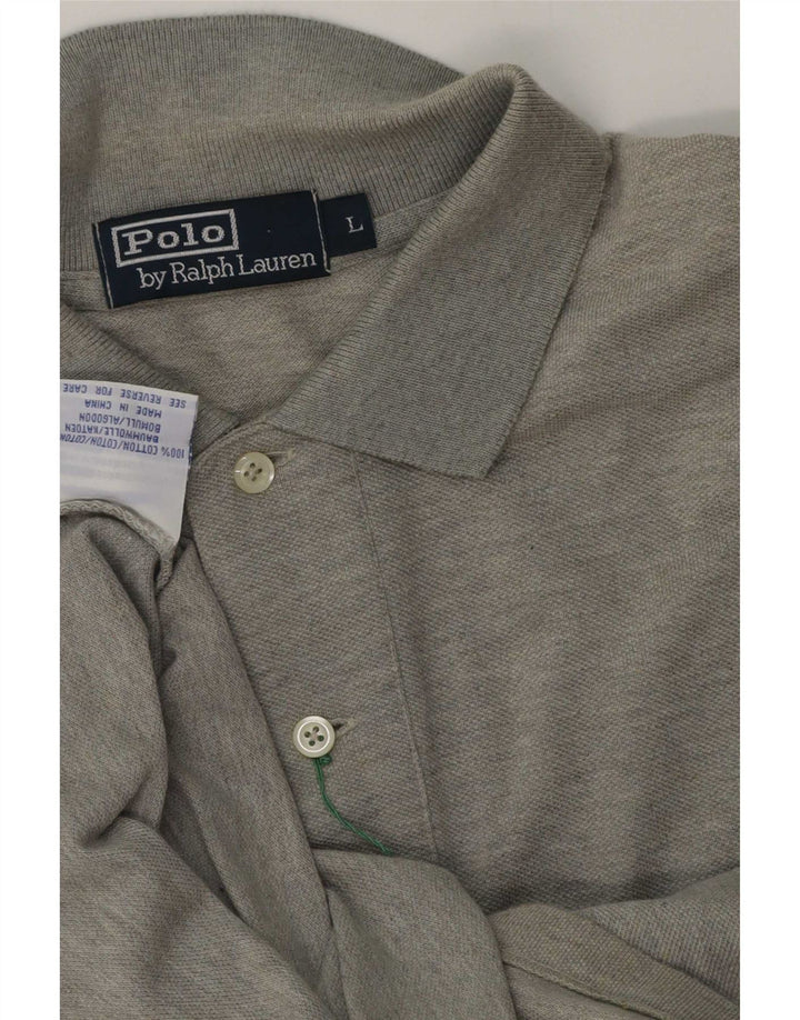 Polo Ralph Lauren Herre langærmet Regular Fit skjorte stor grå klassisk