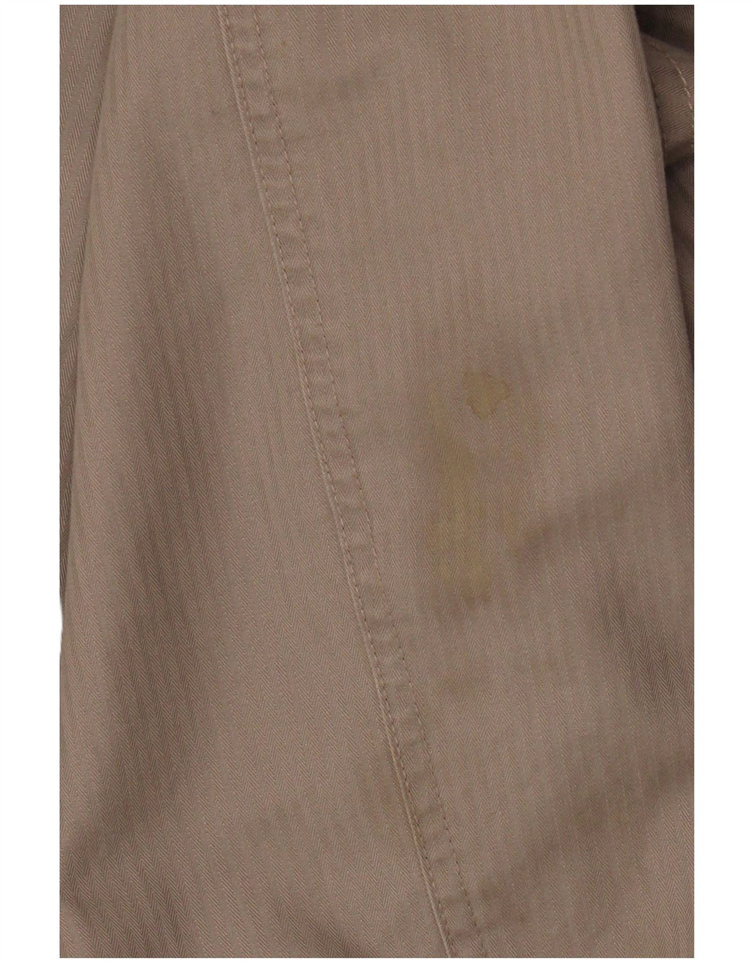 Marks & Spencer Bomberjakke til mænd UK 42 XL Beige nålestribet bomuld