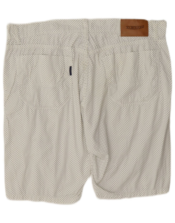 Jeckerson Herre Chino Shorts IT 50 Large W36 White Spotted Bomuld