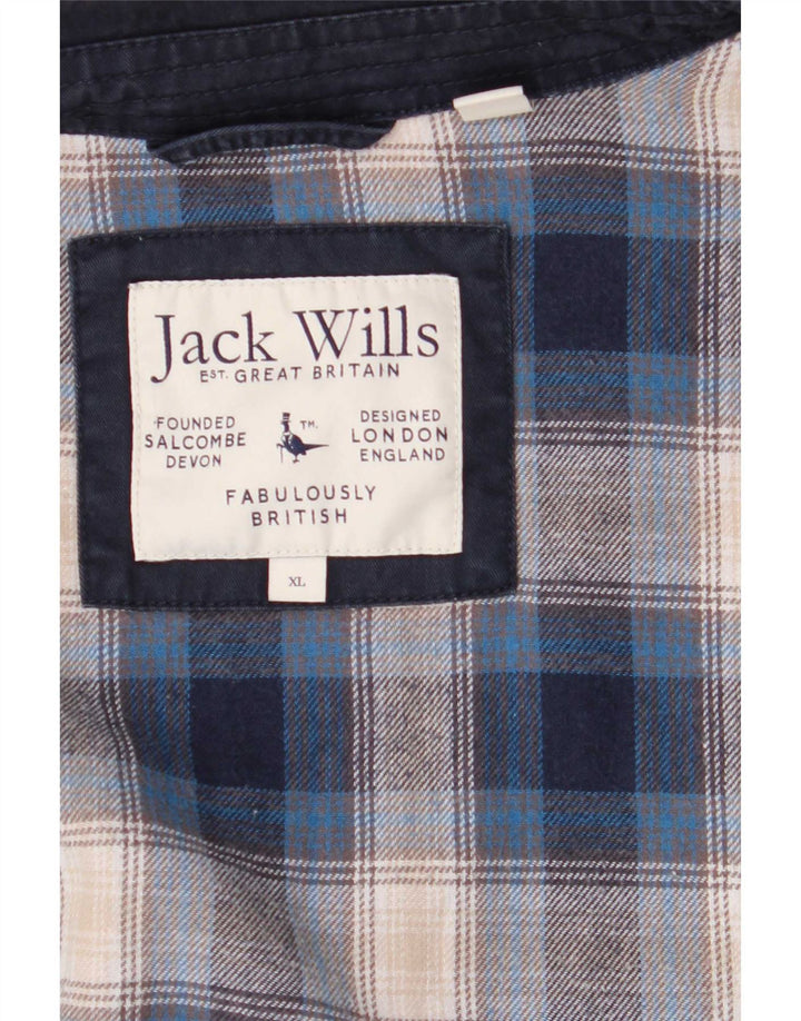 Jack Wills Bomberjakke til mænd UK 42 XL Navy Blue