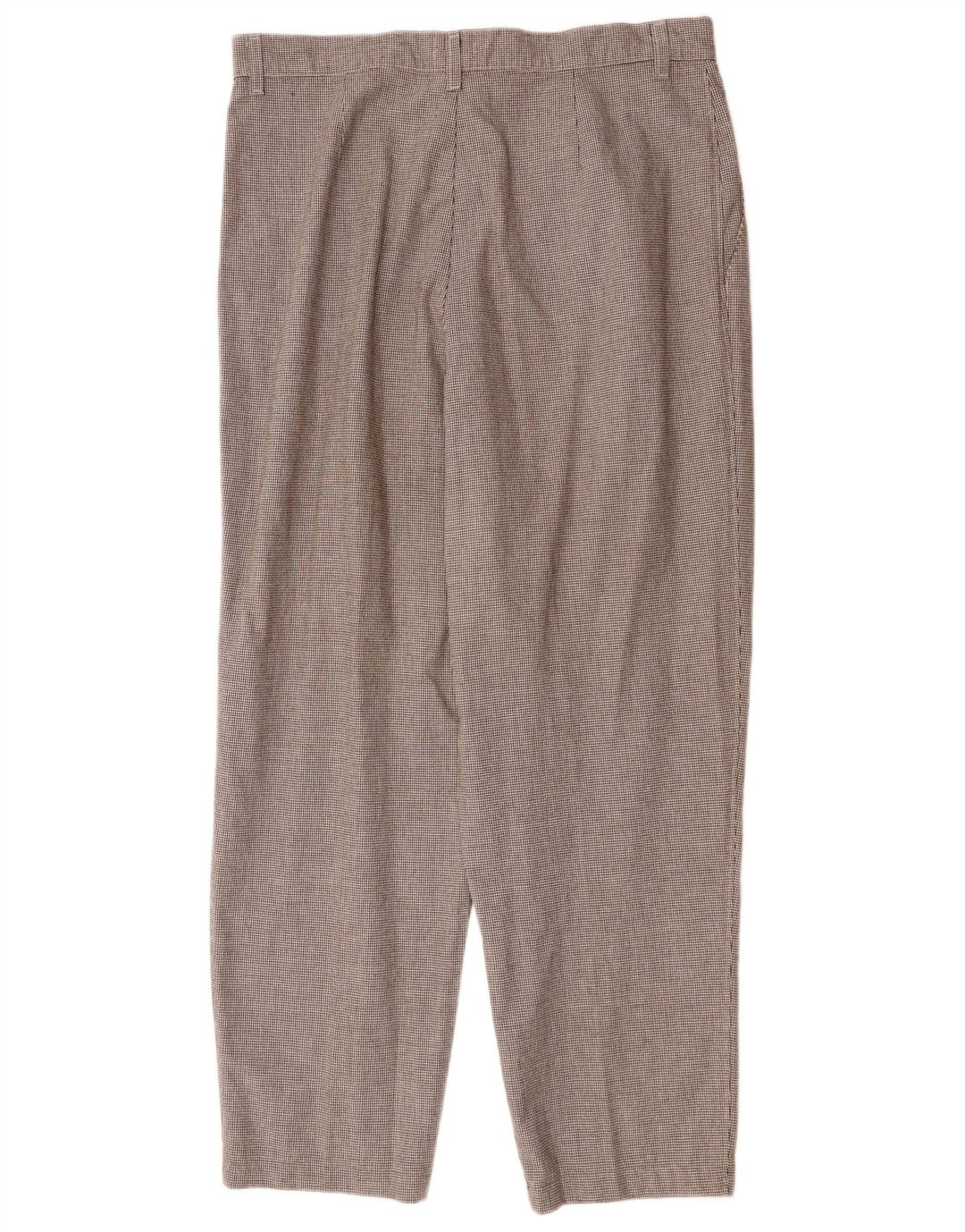 LEE Pegged Chino-bukser til kvinder US 18 2XL W36 L28 Brown Houndstooth