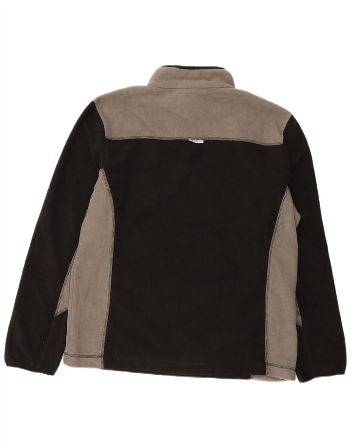 Dickies Fleece Jumper med lynlås til mænd XL Sort Colourblock Polyester