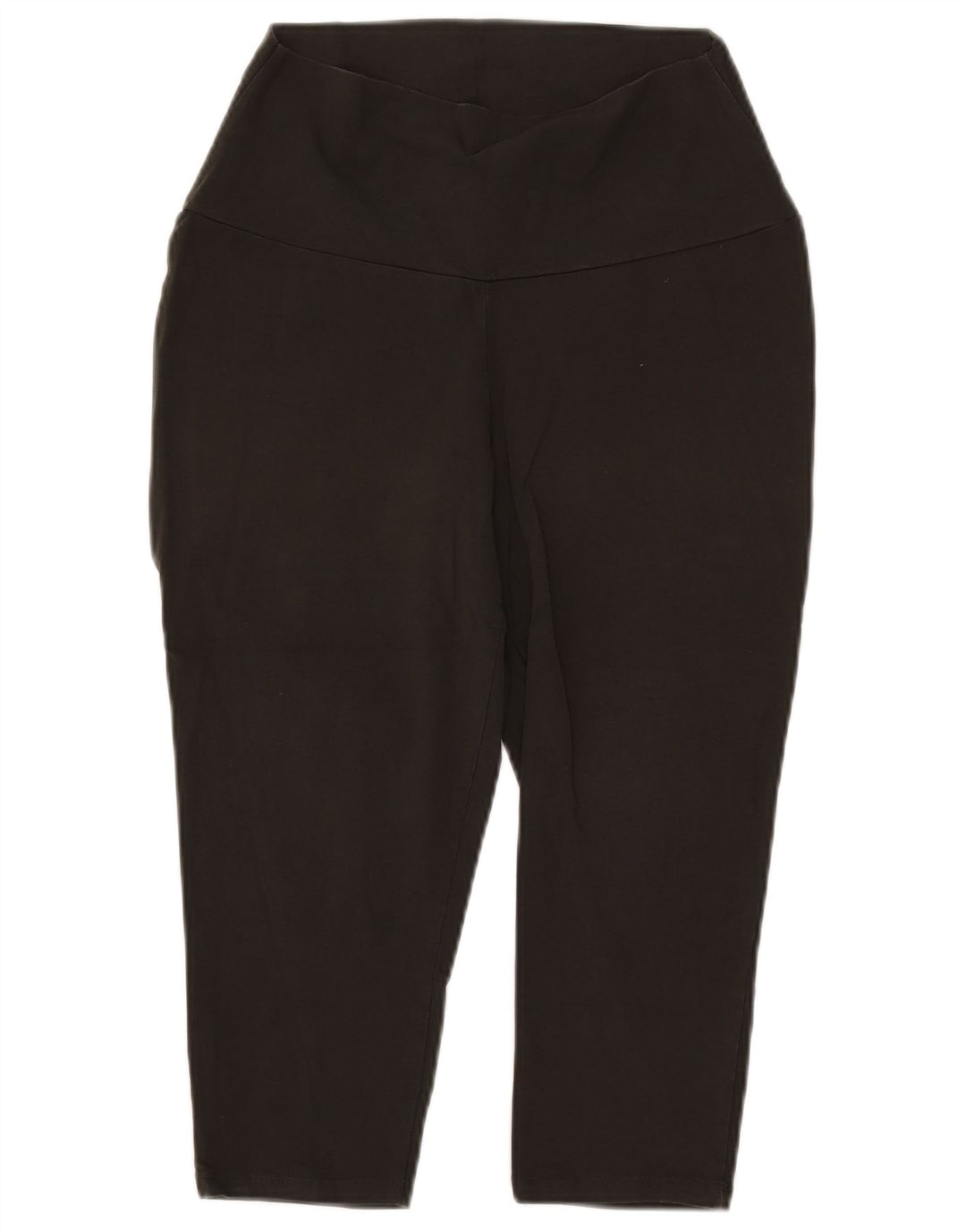 MINT VELVET Womens Capri Leggings UK 14 Large Khaki Cotton