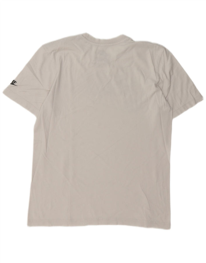 Nike Herre Regular Fit Grafisk T-shirt Top Medium White