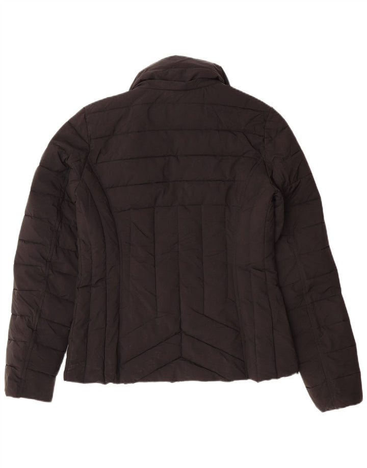 Nautica polstret jakke til kvinder UK 10 Lille sort polyester