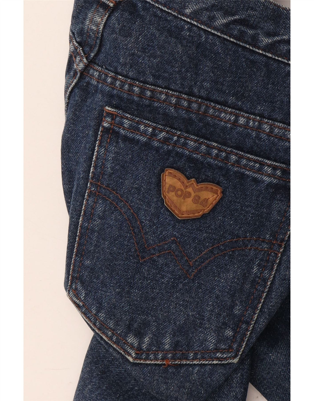 POP 84 Herre tilspidsede jeans W28 L29 Blå