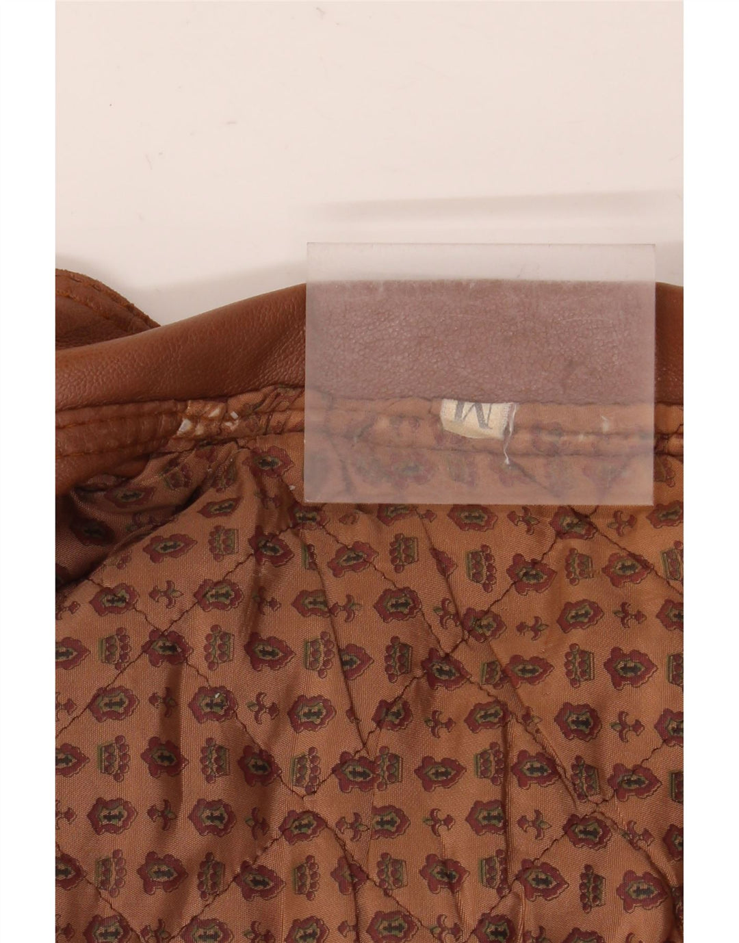 Vintage herre læderjakke UK 38 Medium Brown