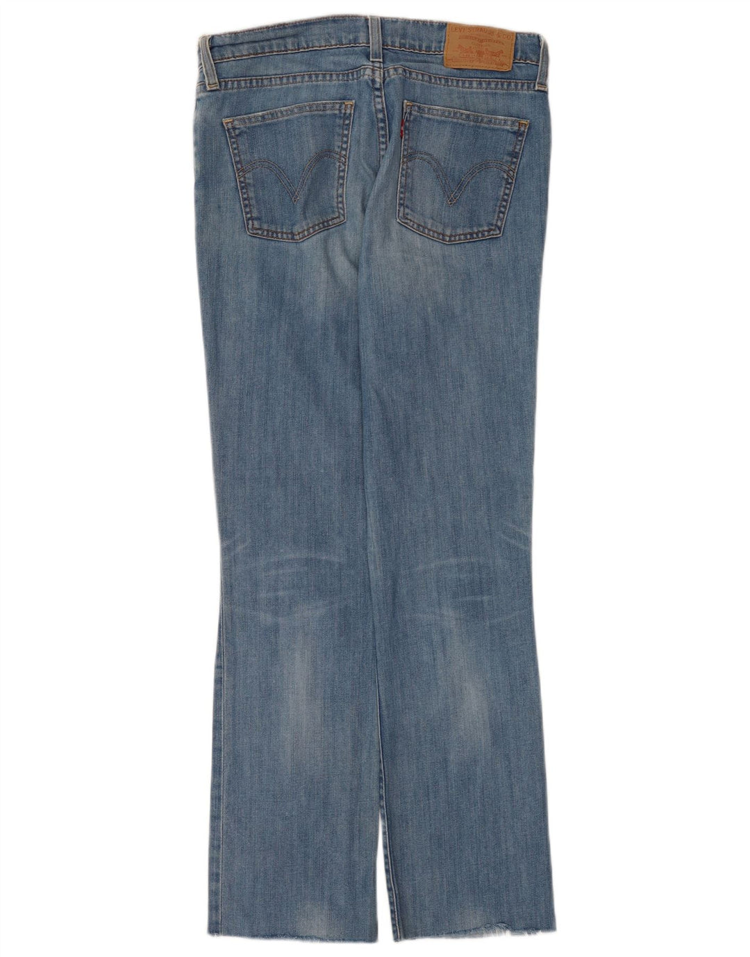Levi's lige jeans til kvinder W30 L30 blå bomuld