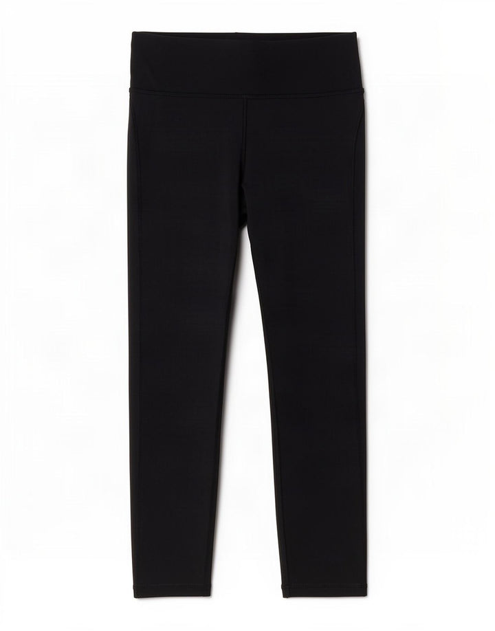 Nike Dame Dri Fit Capri Leggings UK 8 Small Black Polyester