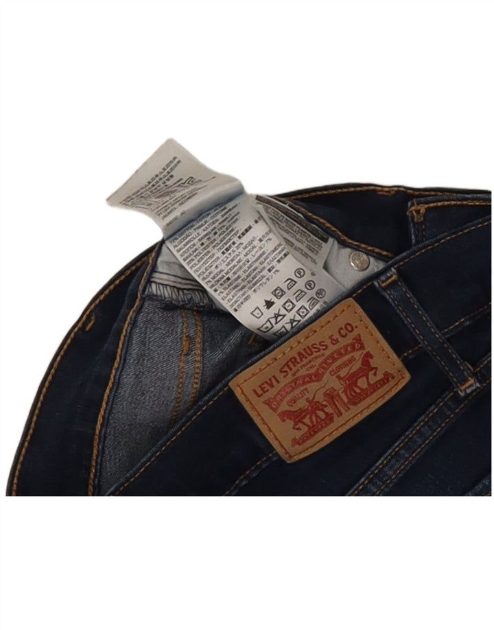 Levi's Dame 715 Bootcut Jeans W26 L27 Marineblå Bomuld