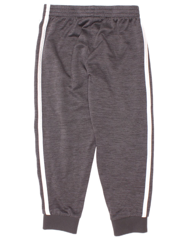 Adidas Drenge Træningsdragt Bukser Joggers 5-6 år Grå Flecked Polyester