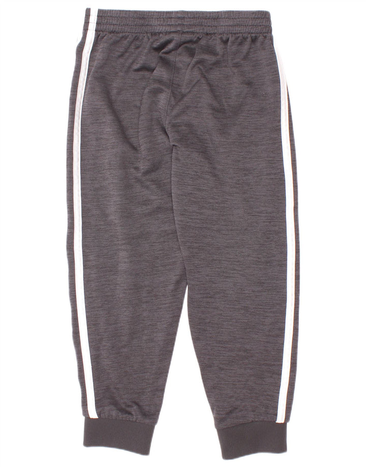 Adidas Drenge Træningsdragt Bukser Joggers 5-6 år Grå Flecked Polyester
