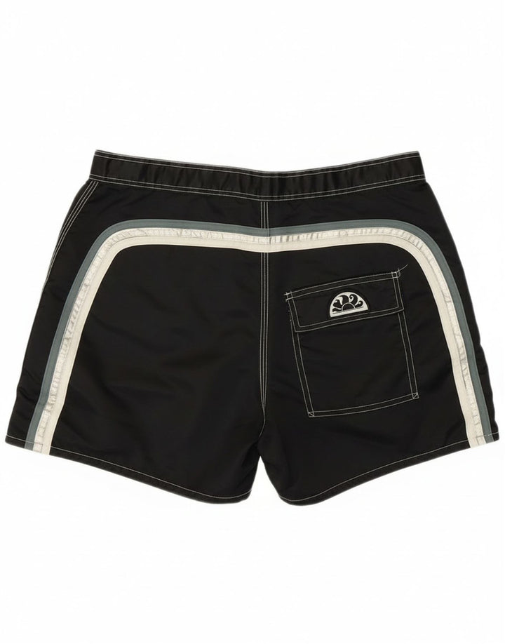 Sundek Herre badeshorts Medium Sort Stribet Strand