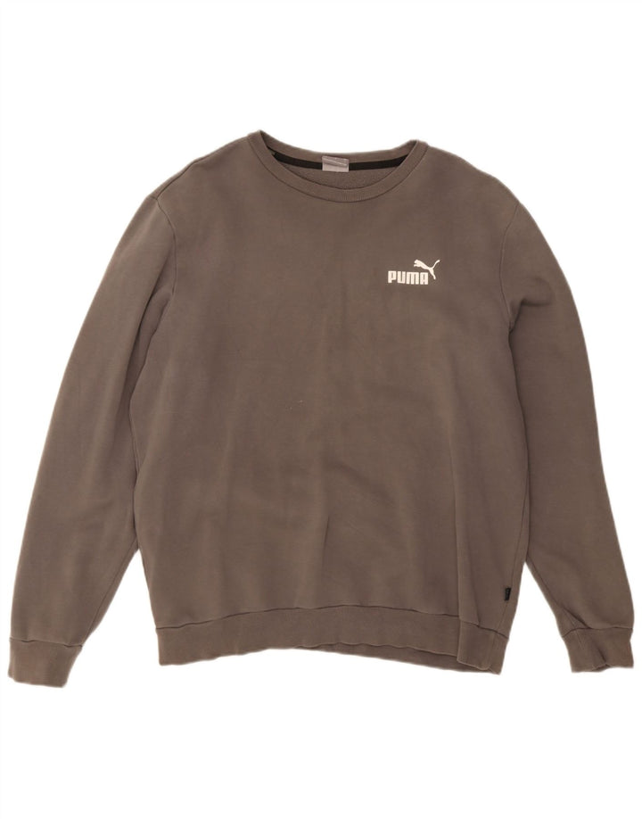 Puma Sweatshirt til mænd, stor grå