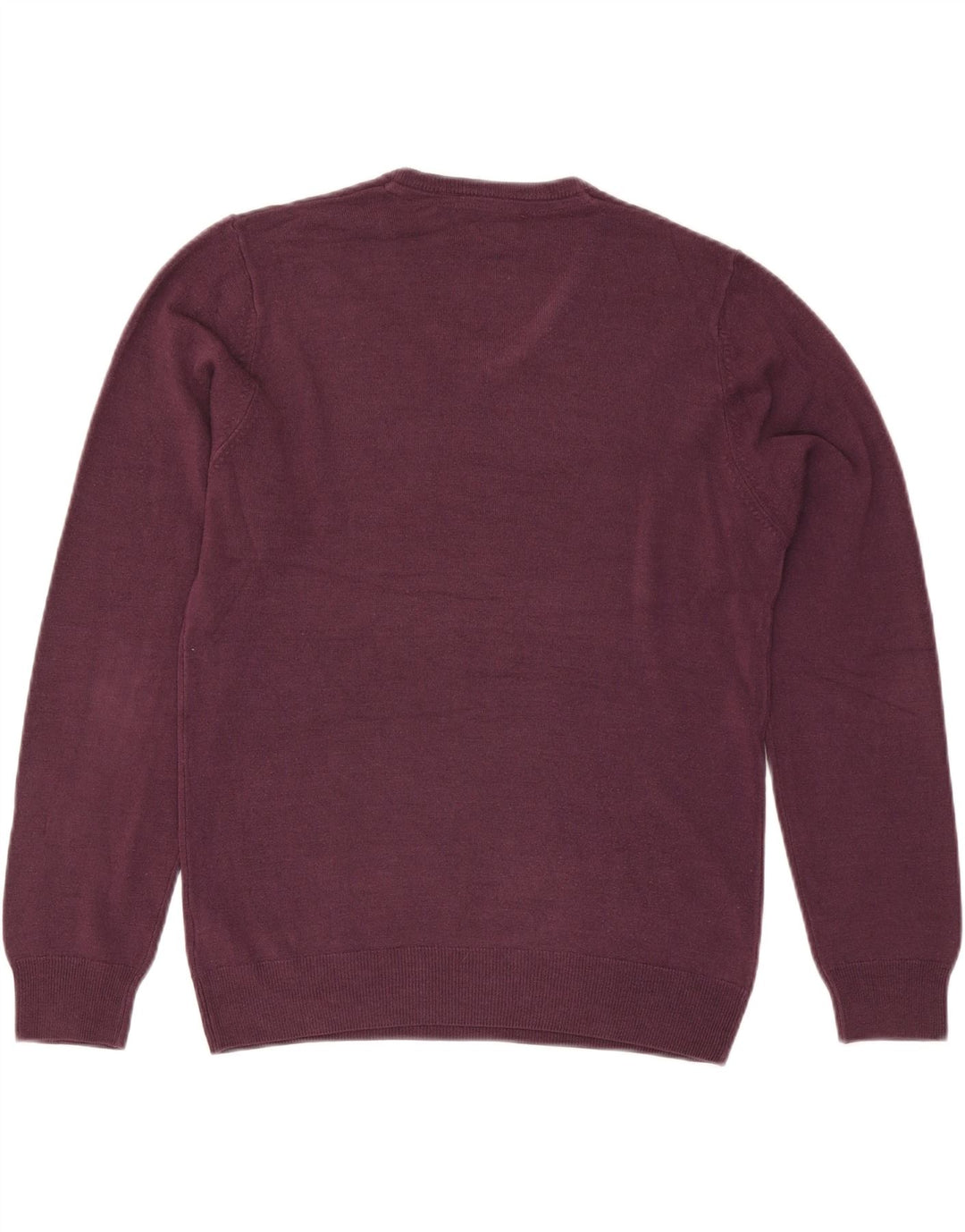 Marks & Spencer Herre Regular Fit V-hals sweater Medium Burgundy