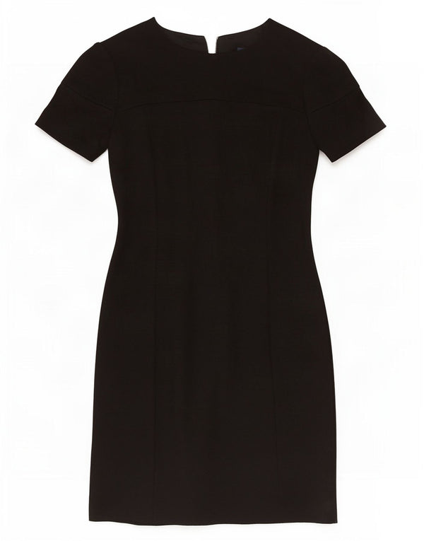 Trussardi Womens Sheath Dress UK 10 Small Black