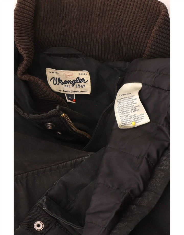 Wrangler Herre Utility Jacket UK 42 XL Sort Polyester