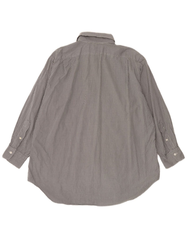 Polo Ralph Lauren Herre Philip skjorte størrelse 17 XL Sort Gingham Bomuld