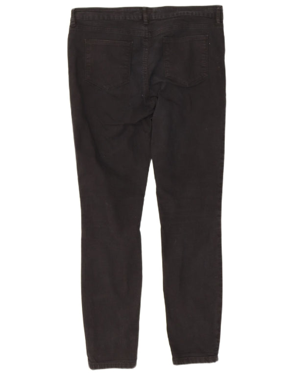 Fat Face Dame Skinny Jeans UK 14 Large W34 L28 Black Bomuld