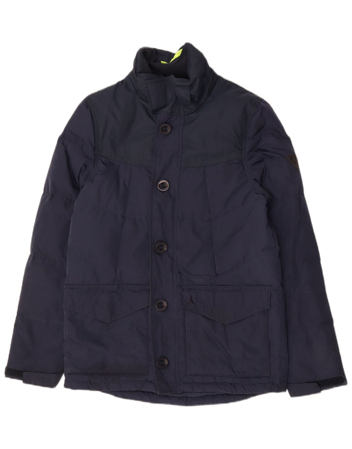 Musto Herre polstret jakke UK 36 Small Navy Blue Nylon