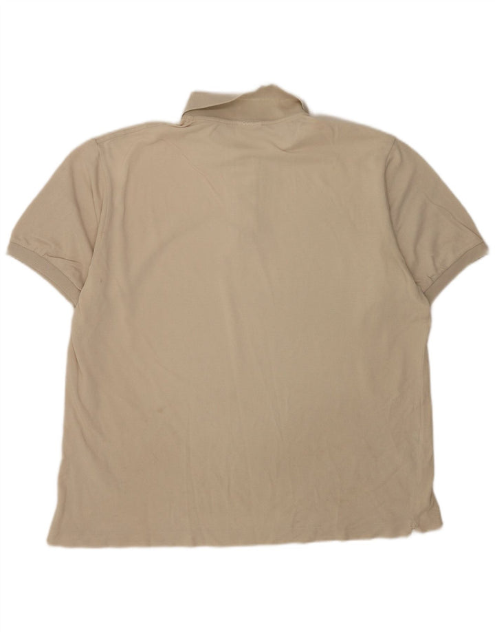 Lacoste herre poloskjorte str. 6 XL Beige bomuld