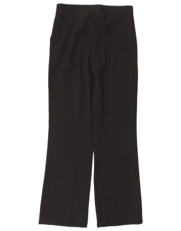 Armani Jeans Dame Bootcut Chino Bukser UK 8 Small W26 L29 Black Classic