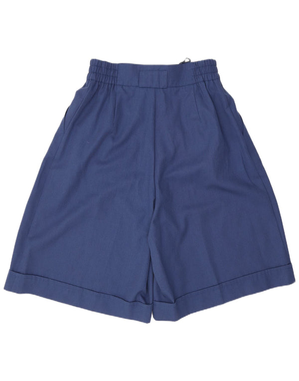 Fair Lady Kvinders Højtaljede Casual Shorts UK 14 Large W30 Blue