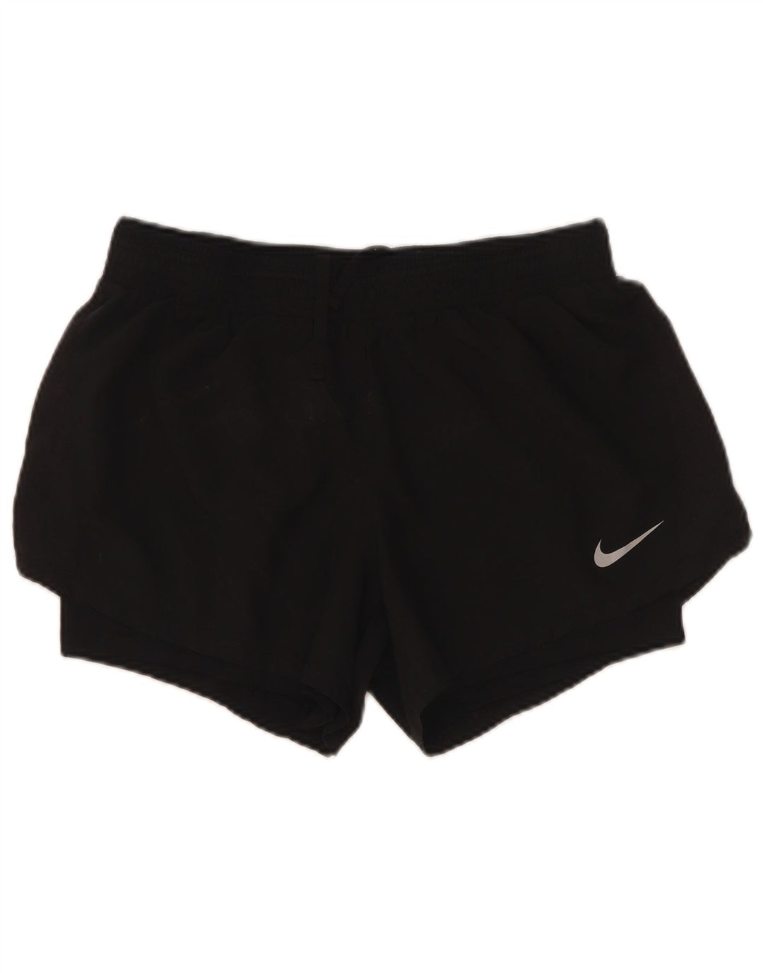 Nike sportsshorts til kvinder UK 12 medium sort polyester