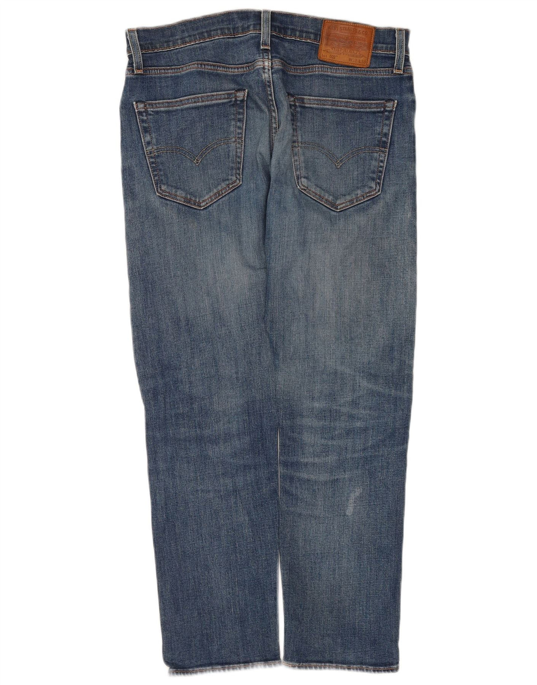 Levi's Herre 502 tilspidsede jeans W32 L30 blå bomuld