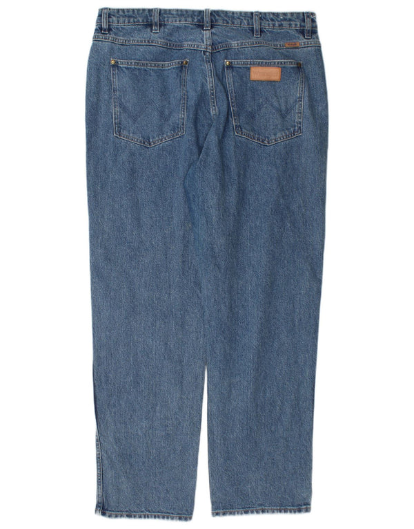 Wrangler Dame Cindy Fit Relaxed Fit Straight jeans US 14 XL W38 L30 Blå