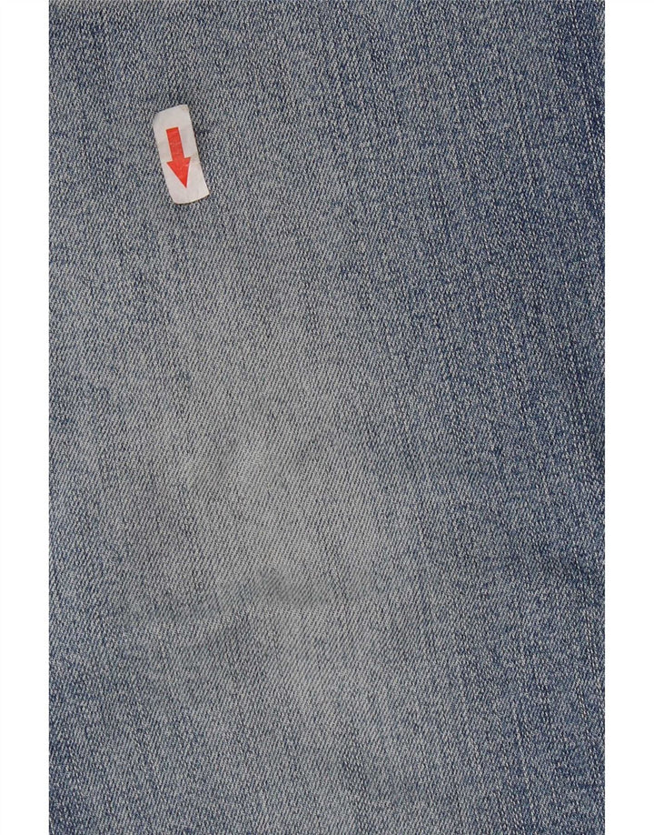 WRANGLER Herre Texas Stretch Straight Jeans W36 L30 Blå Bomuld