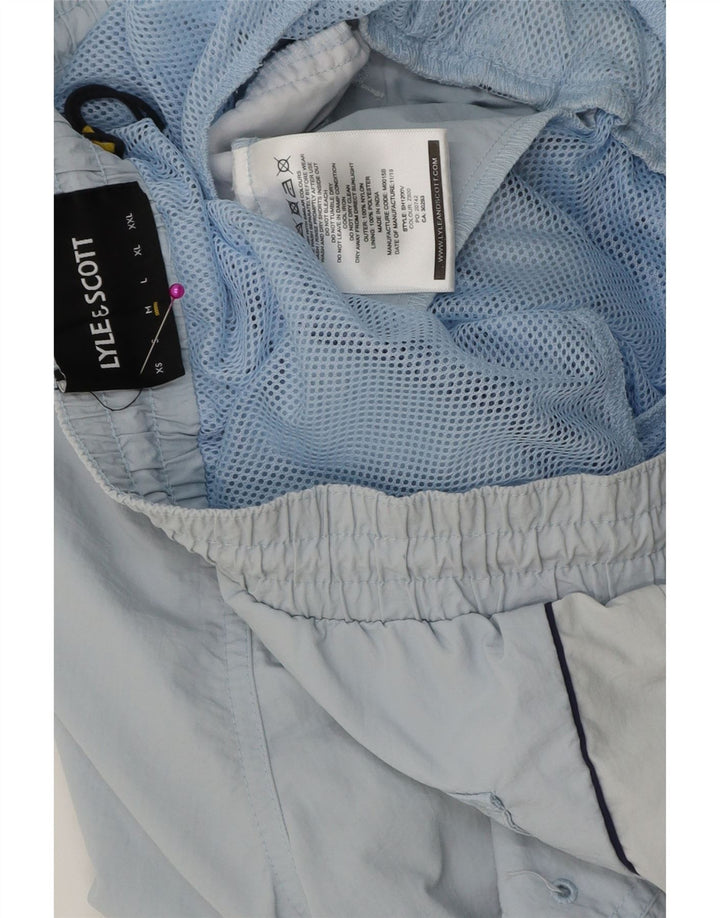 Lyle & Scott Badeshorts til mænd mellemblå polyester