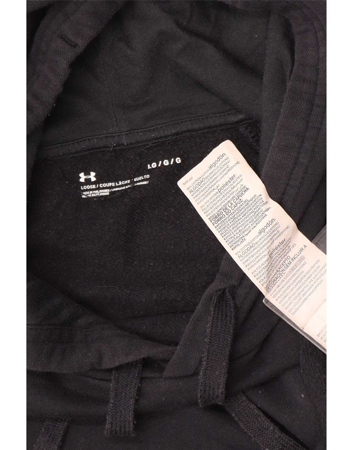 Under Armour Herre hættetrøje Jumper Stor sort bomuld
