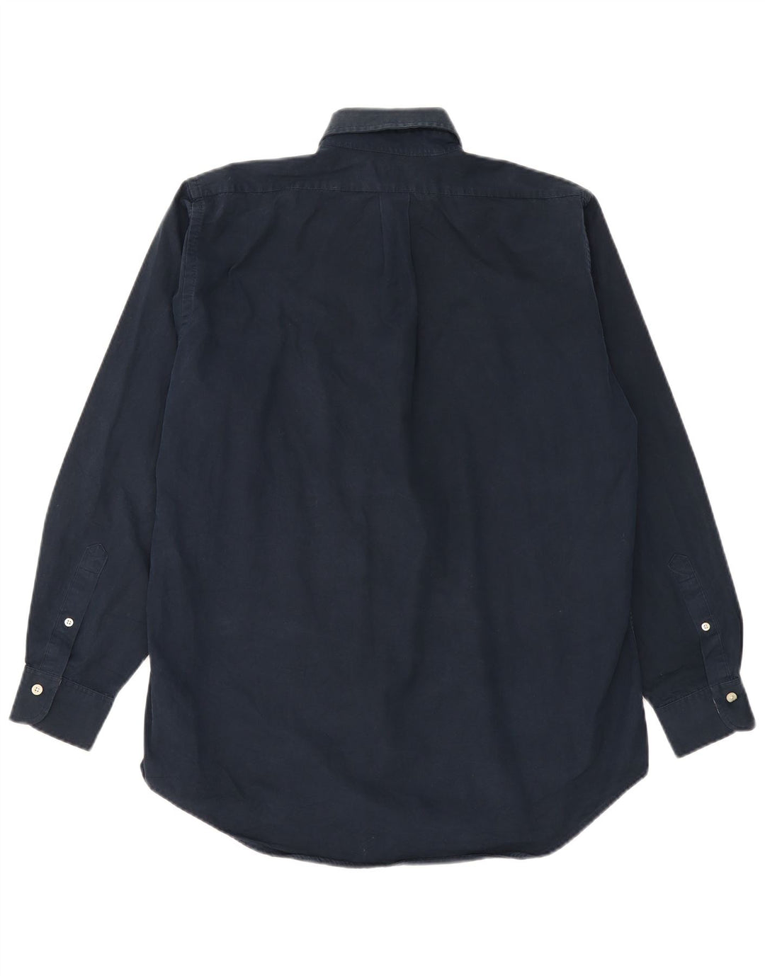 AQUASCUTUM Herre Loose Fit skjorte Medium marineblå bomuld