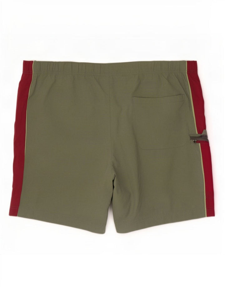 Marks & Spencer Badeshorts til mænd Large Green Colourblock Polyamid