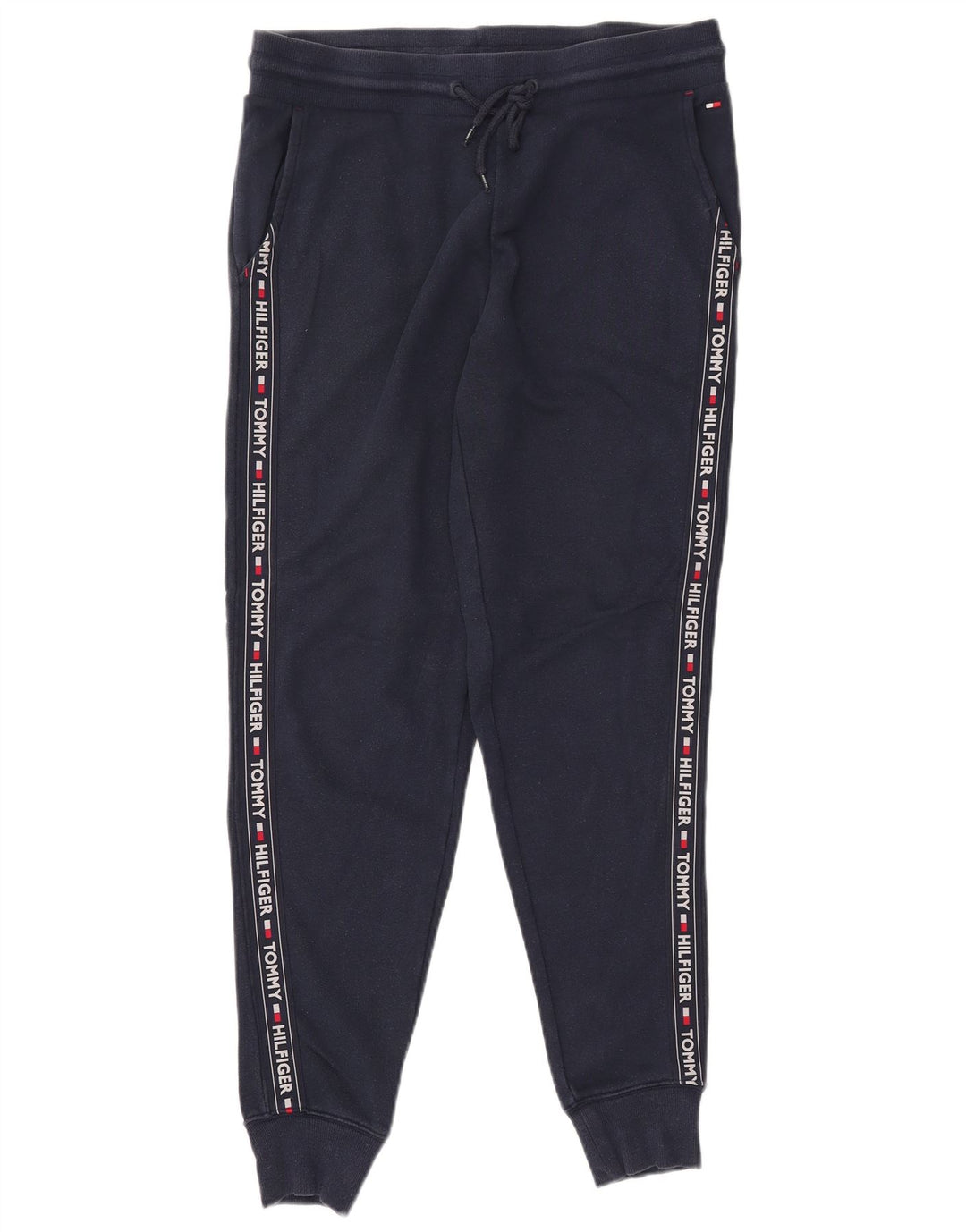 TOMMY HILFIGER Grafisk træningsdragt bukser til mænd Joggers Medium Navy Blue