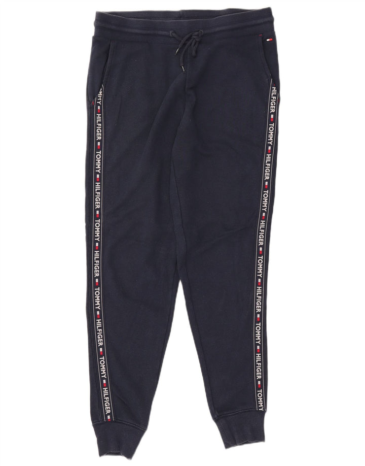 TOMMY HILFIGER Grafisk træningsdragt bukser til mænd Joggers Medium Navy Blue