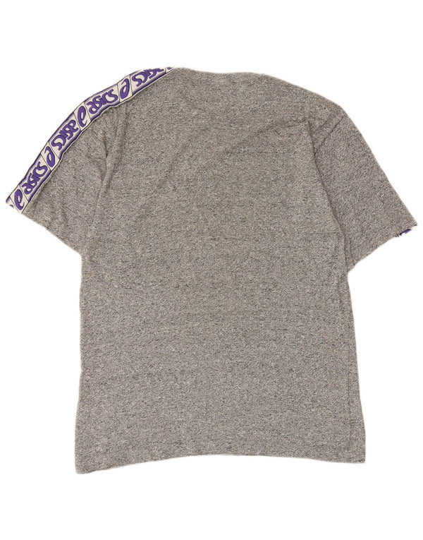 Asics Herre grafisk T-shirt Top Lille grå Flecked Bomuld