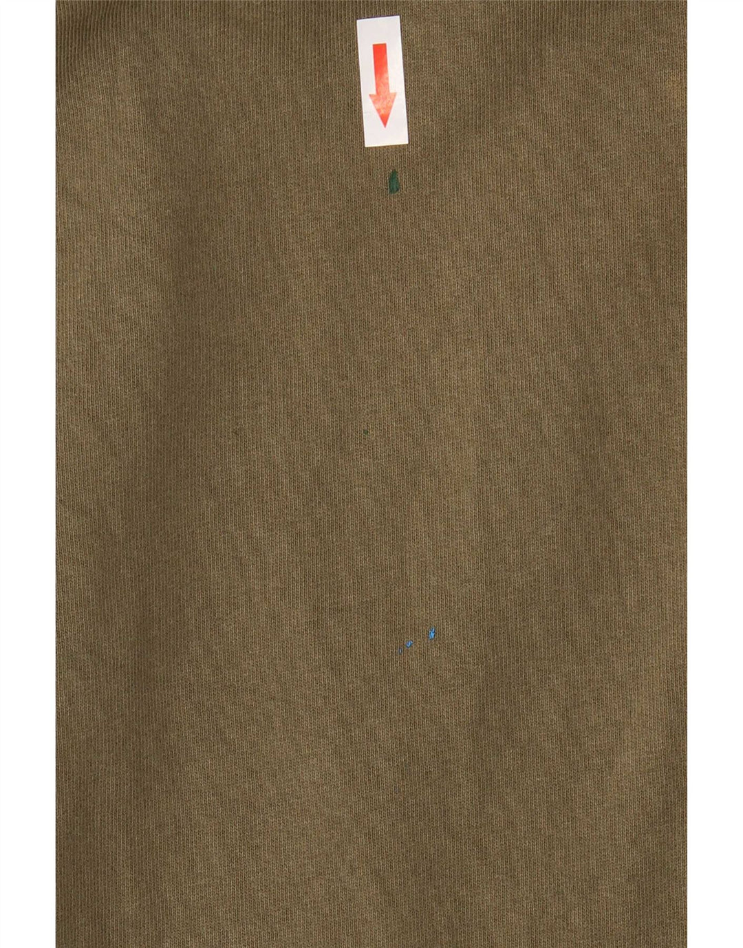 Vans Dame Grafisk Sweatshirt Jumper UK 16 Stor Khaki Bomuld