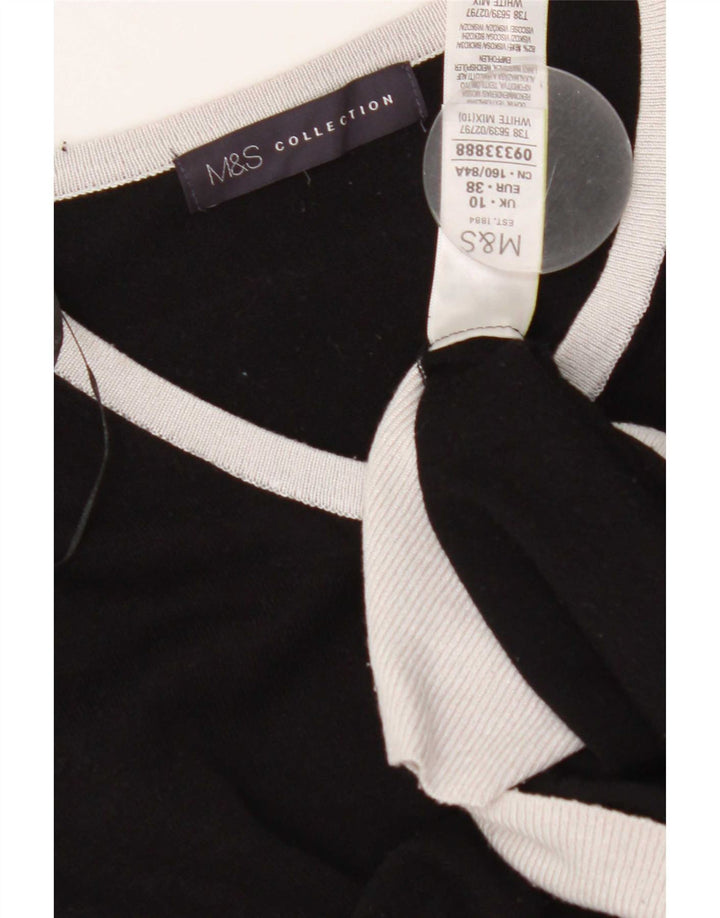 Marks & Spencer Dame Cardigan Sweater UK 10 Samll Sort Colourblock
